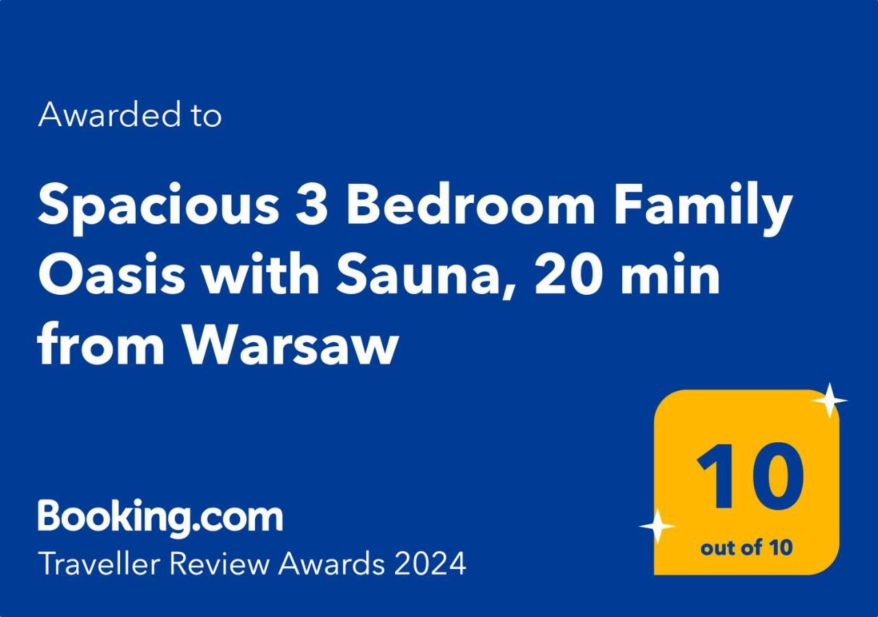 Spacious 3 Bedroom Family Oasis With Sauna, 20 Min From Warsaw Piaseczno  Extérieur photo